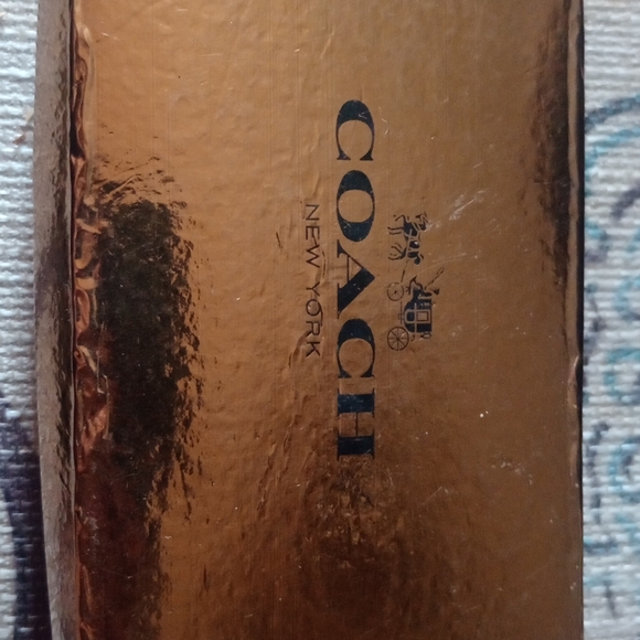 Coach Silver Metallic and Black Key Holder - Picture 3 of 5